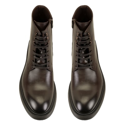 Poar Kahve Erkek Deri Bot