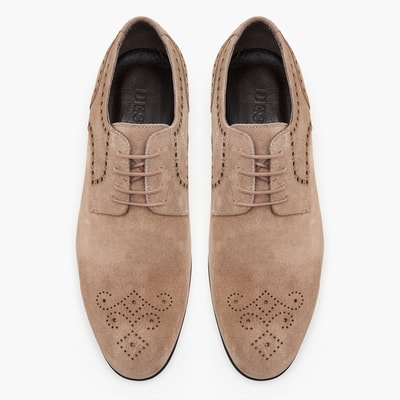 Pryor Bej Erkek Süet Deri Klasik Ayakkabı