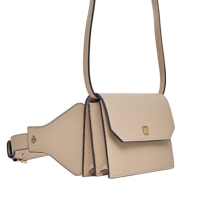 Pudra Aliz Kadın Deri Bel Çantası