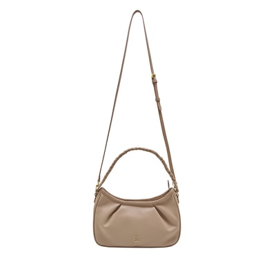 Pudra Dalya Kadın Deri Omuz Askılı Çanta
