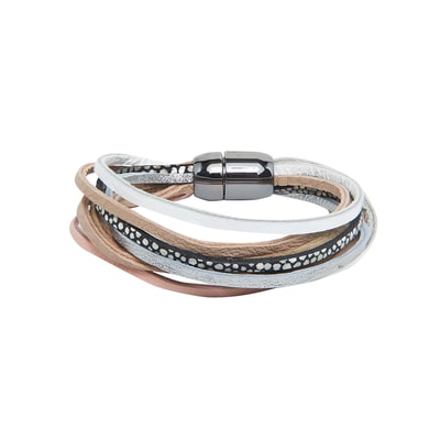 Pudra Kadın Deri Bileklik