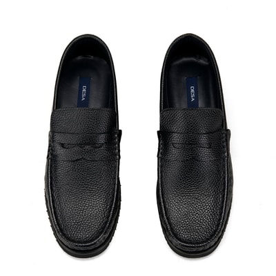 Rahel Siyah Erkek Günlük Deri Ayakkabı