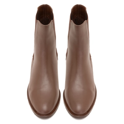 Ramira Kahve Kadın Deri Bot