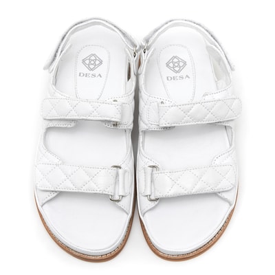 Reese Beyaz Kadın Deri Sandalet