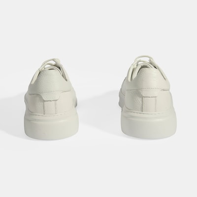 Reminya Beyaz Erkek Deri Bağcıklı Günlük Ayakkabı