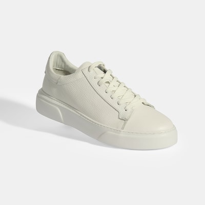 Reminya Beyaz Erkek Deri Bağcıklı Günlük Ayakkabı