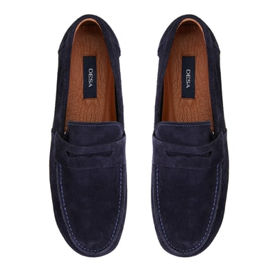 Renfred Lacivert Erkek Süet Deri Günlük Ayakkabı