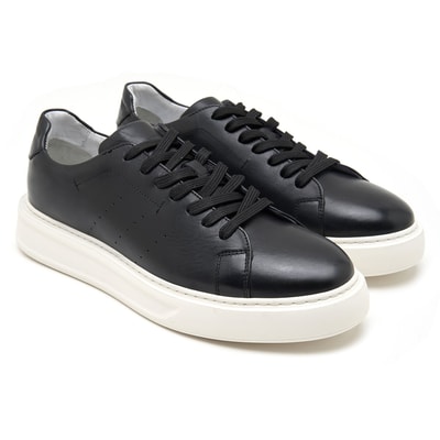 Rice Siyah Erkek Deri Spor Ayakkabı