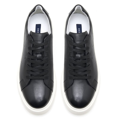 Rice Siyah Erkek Deri Spor Ayakkabı