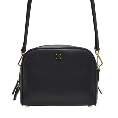 Rieke Siyah Kadın Deri Omuz Çantası