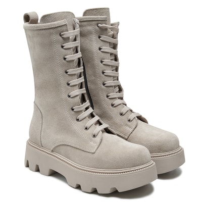 Rosa Bej Kadın Süet Bot