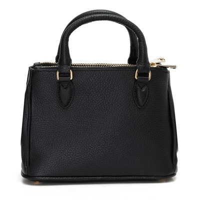 Rosa Siyah Kadın Deri El Çantası