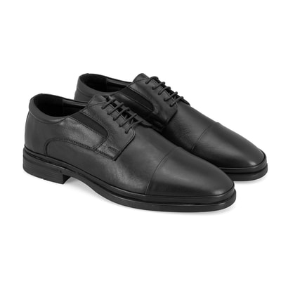 Sammy Siyah Erkek Deri Klasik Ayakkabı
