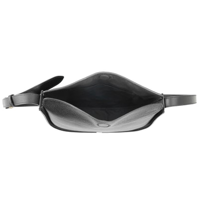 Samy Siyah Kadın Deri Omuz Çantası