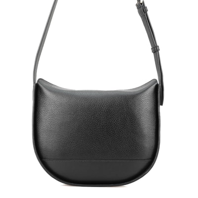 Samy Siyah Kadın Deri Omuz Çantası
