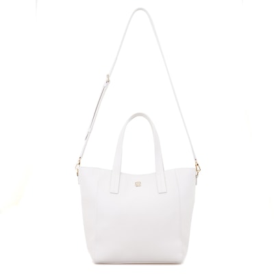 Sandio Beyaz Kadın Deri Omuz Çantası 