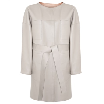 Sandra Kadın Çift Taraflı Deri Pardösü