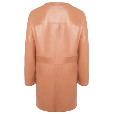 Sandra Kadın Çift Taraflı Deri Pardösü