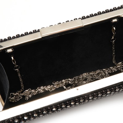 Sandy Siyah Kadın Gece Çantası