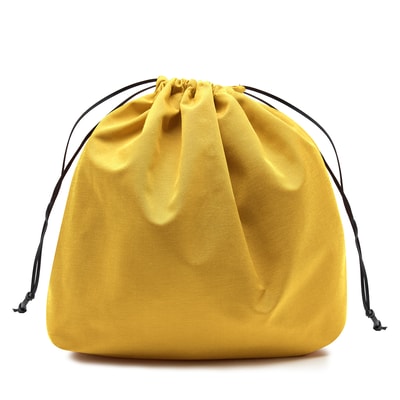 Sarı El Emeği Örgü Deri Çanta