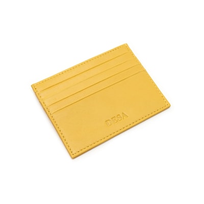 Sarı Kadın Deri Kartlık