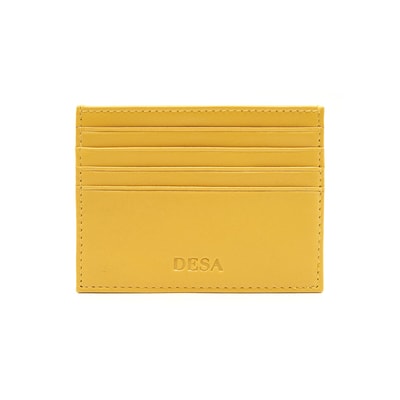 Sarı Kadın Deri Kartlık