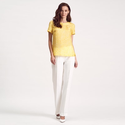 Sarı Kadın Tekstil Bluz