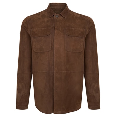 Saverio Erkek Süet Deri Gömlek