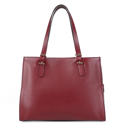 Seven Big Bordo Kadın Deri Omuz Çantası