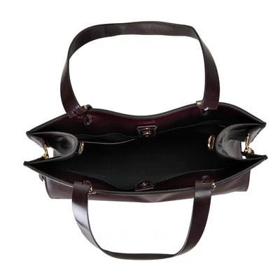 Seven Small Bordo Kadın Rugan Omuz Çantası