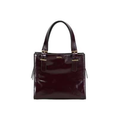 Seven Small Bordo Kadın Rugan Omuz Çantası