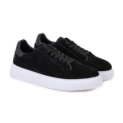 Shaw Siyah Erkek Deri Günlük Ayakkabı