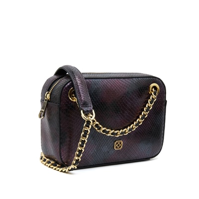 Shay Kadın Yılan Baskılı Deri Omuz Askılı Çanta