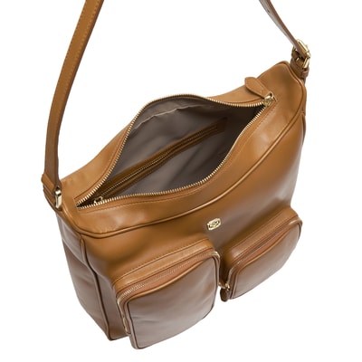 Shay Taba Kadın Cepli Deri Omuz Çantası