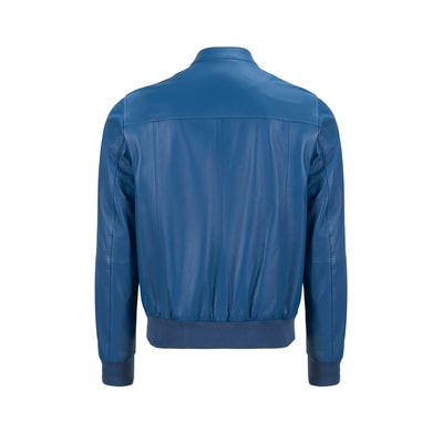 Sionan Erkek Kapüşonlu Deri Ceket