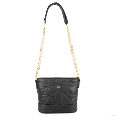 Siva Siyah Kadın Omuz Çantası