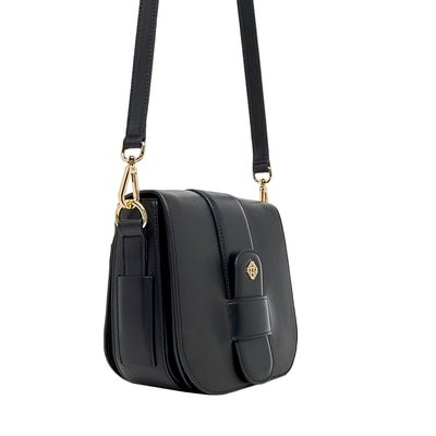 Siyah Alfia Kadın Deri Çapraz Çanta