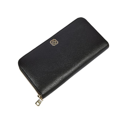 Siyah Damian Kadın Deri Cüzdan