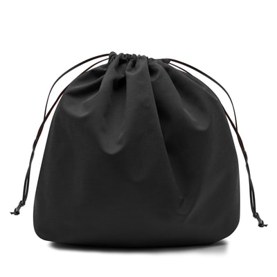 Siyah El Emeği Örgü Deri Çanta