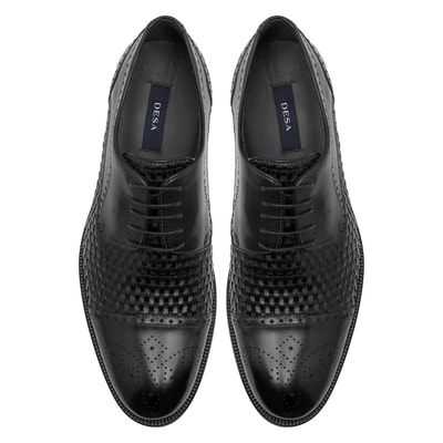 Siyah Erkek Deri Klasik Ayakkabı