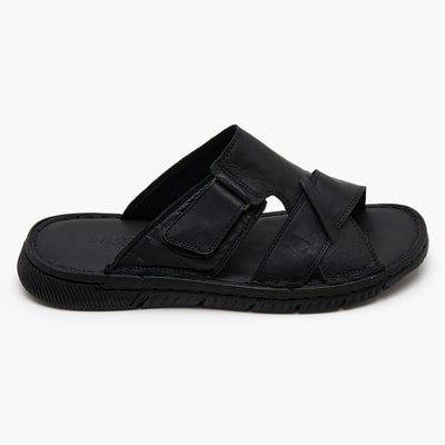 Siyah Erkek Deri Terlik