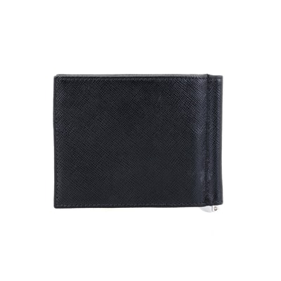 Siyah Erkek Para Klipsli Deri Cüzdan / Kartlık
