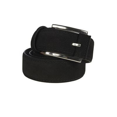 Siyah Erkek Süet Kemer