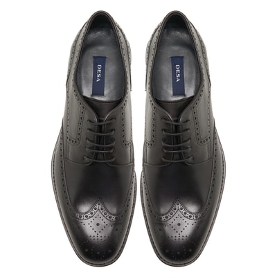 Siyah Fausto Erkek Deri Klasik Ayakkabı