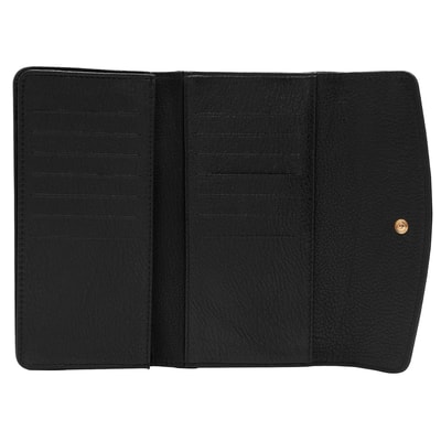 Siyah Kadın Deri Cüzdan