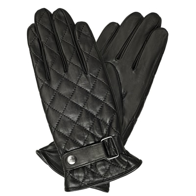 Siyah Kapitoneli Erkek Deri Eldiven