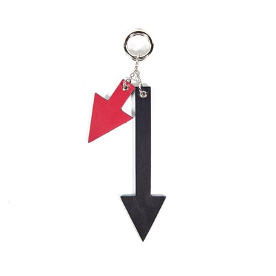 Siyah Ok Deri Anahtarlık