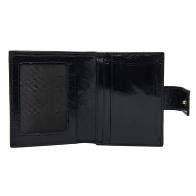 Siyah Opulent Kadın Deri Cüzdan