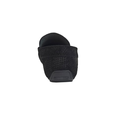 Siyah Santino Erkek Süet Loafer