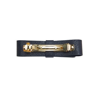 Siyah Vanni Kadın Deri Toka